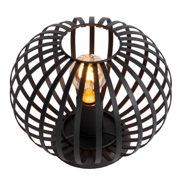Lucide MANUELA - Table lamp - Ø 25 cm - 1xE27 - Black - detail 1